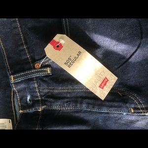 Levi 505 Regular-fit Stretch Jeans 33x34